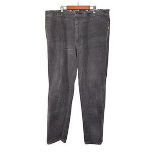 Betabrand Pants Mens 38x36 Gray Corduroy Cords Chino Casual Straight Leg Slacks‎